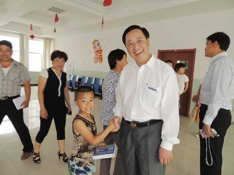 2013年7月，魏基成天籟列車駛入山西太原