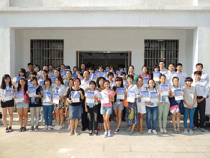 2013年10月，魏基成“天籟列車”駛入山東沂源滕州