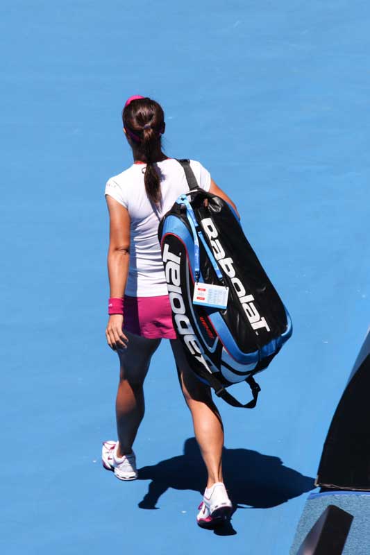 組圖：李娜亮相2014澳網 首場迎戰克羅地亞小將