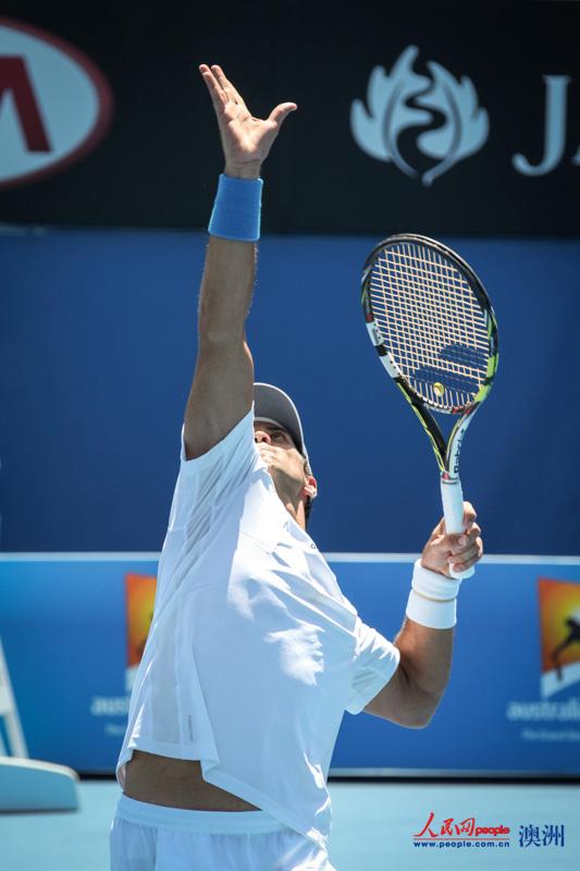 澳網男單：張擇1比3負于西班牙選手首輪止步