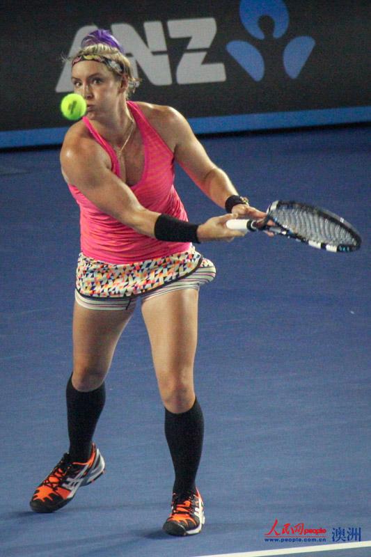 澳網女單首輪 莎拉波娃輕松淘汰美國選手