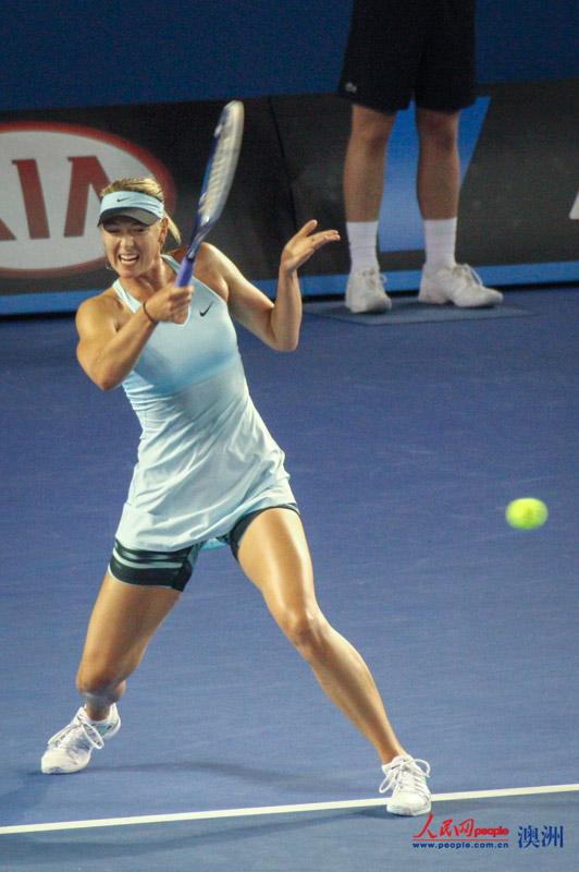 澳網女單首輪 莎拉波娃輕松淘汰美國選手