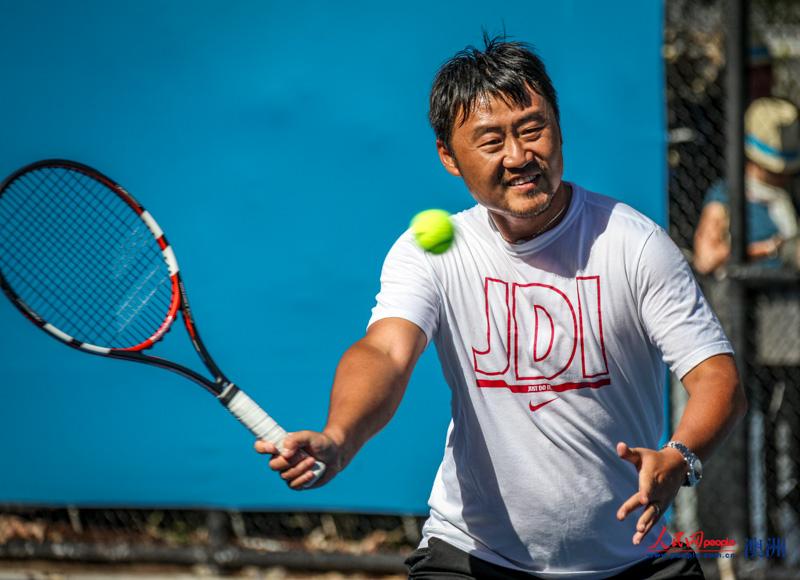 高清：澳網決戰前李娜進行訓練 卡洛斯悉心指導