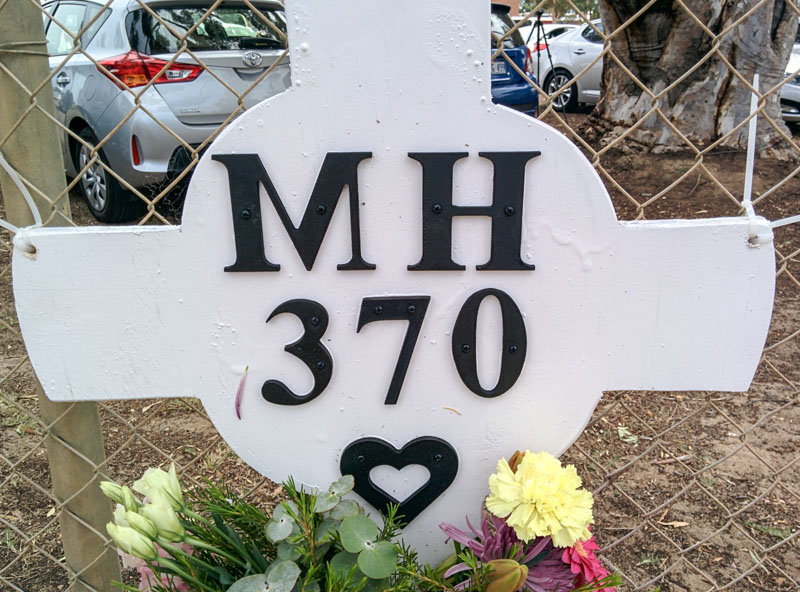 澳大利亞民眾關注MH370航班乘客命運（攝影 李一鳴）