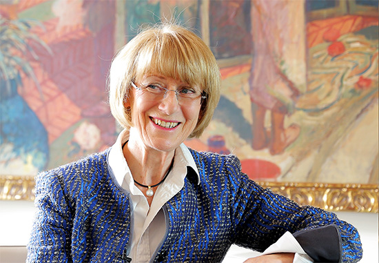 墨爾本皇家理工大學校長吉爾·帕爾默女士接受人民網澳大利亞專訪（攝影：李一鳴）