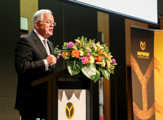 澳大利亞聯邦貿易與投資部長安德魯·羅布在儀式上致辭（攝影 李一鳴）