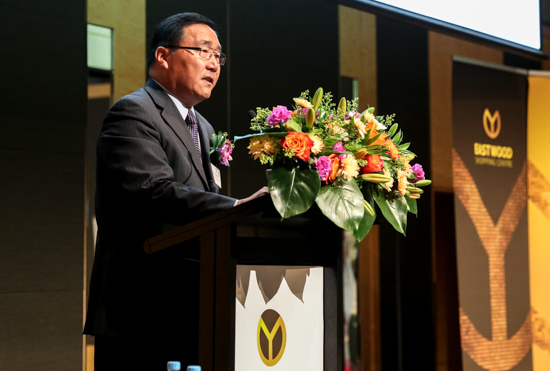 中國駐悉尼總領事李華新在儀式上致辭（攝影 李一鳴）