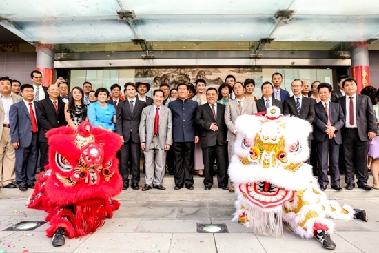 駐悉尼總領館舉行2015年春節招待會（攝影 李一鳴）