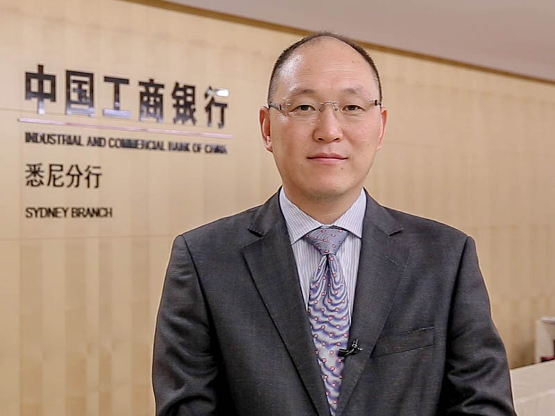 中國工商銀行悉尼分行總經理柳洪斌通過人民網向廣大網友拜年