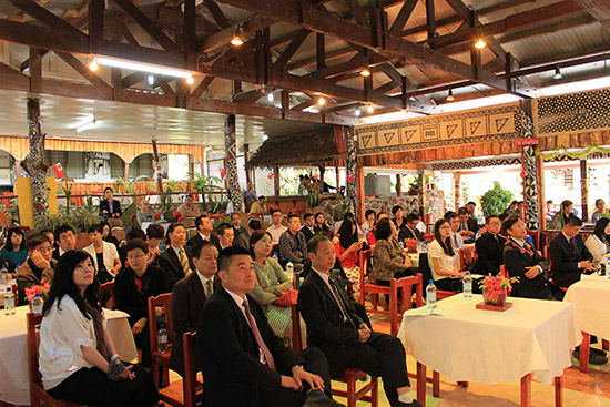 中湯旅游企業代表交流會在湯加努庫阿洛法舉行（攝影 盛楚宜）