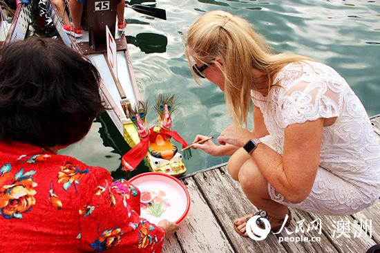 龍舟點睛儀式（攝影 盛楚宜）