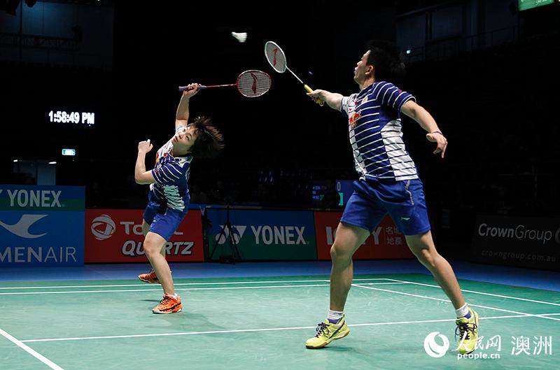 鄭思維／陳清晨挺進澳羽公開賽決賽（攝影 徐巖冰）