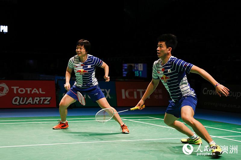 鄭思維／陳清晨挺進澳羽公開賽決賽（攝影 徐巖冰）