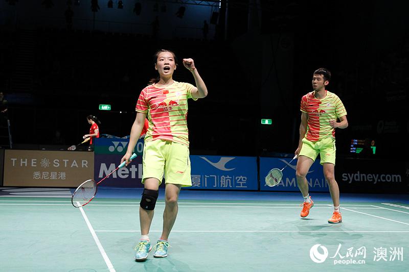 魯愷／黃雅瓊挺進澳羽公開賽混雙決賽（攝影 徐巖冰）