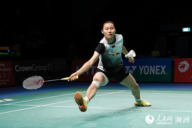 王儀涵狀態不佳遭橫掃出局（攝影 徐巖冰）