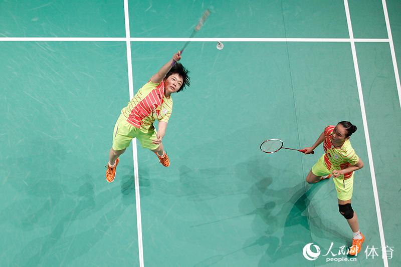 包宜鑫／陳清晨鏖戰84分鐘殺入女雙決賽（攝影 徐巖冰）