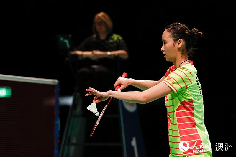 包宜鑫／陳清晨斬獲澳羽公開賽女雙冠軍（攝影 賀吉）