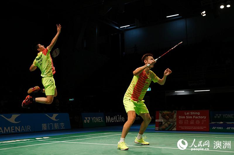 傅海峰／張楠止步澳羽公開賽八強（攝影 賀吉）